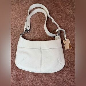 Furla Genuine Leather Bag in Cream